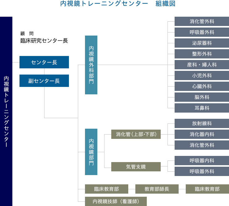 内視鏡トレーニングセンター組織図